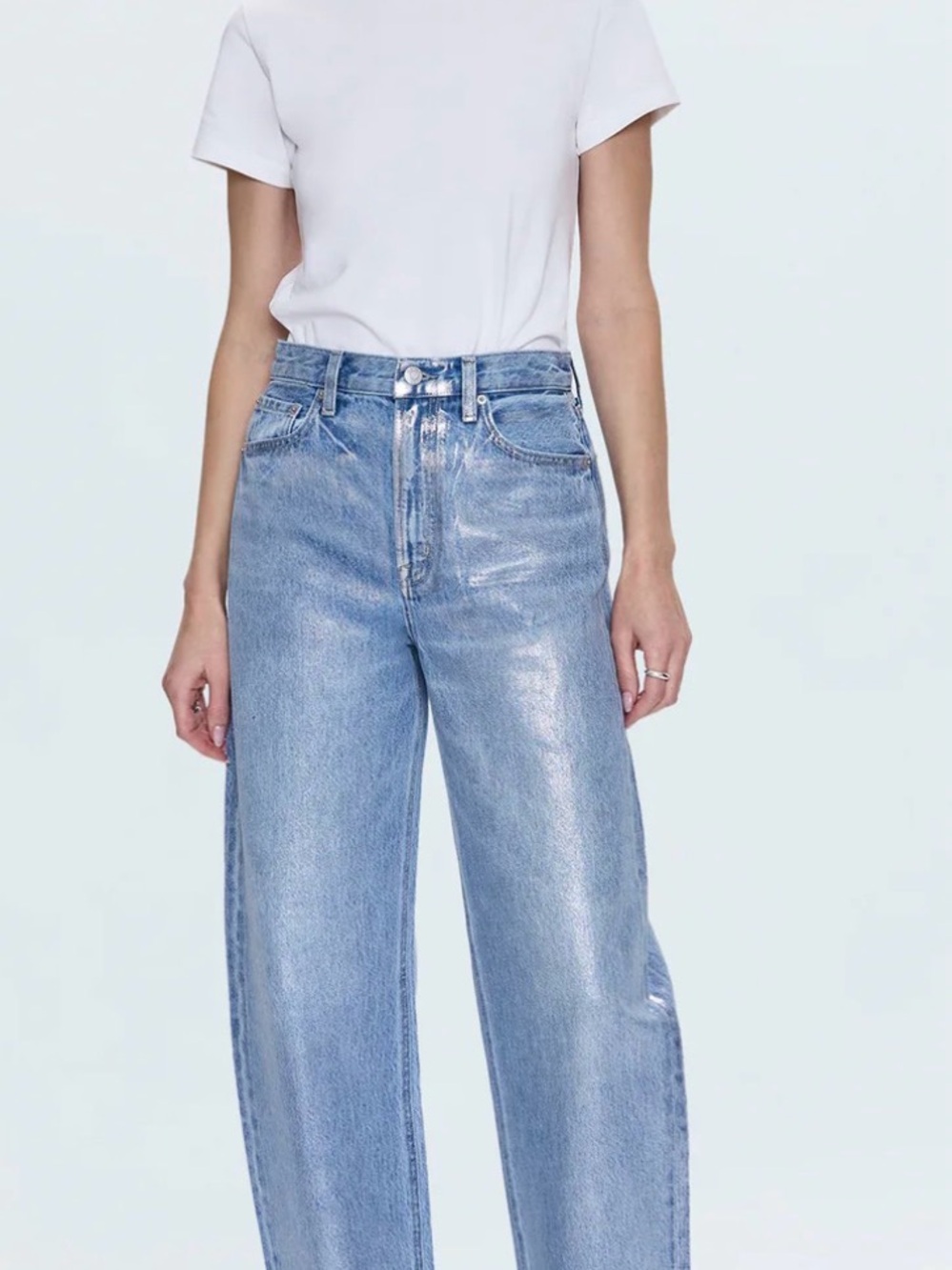 Pistola- Wes high rise barrel jeans in Spellbound - Picture 2 of 4
